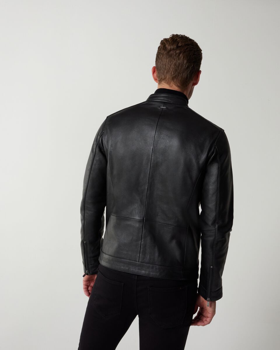 Black Clean Biker Jacket